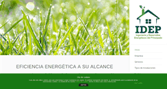 Desktop Screenshot of idepingenieria.com